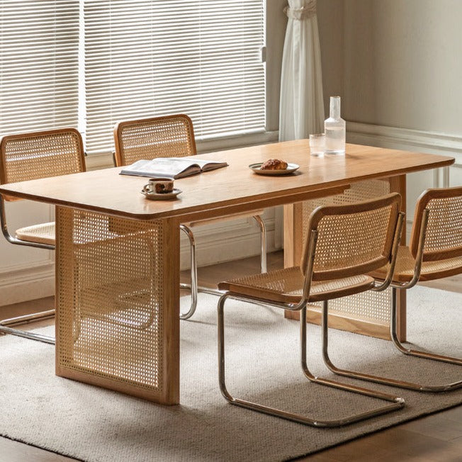 Bộ bàn ăn 4 ghế gỗ sồi (Oak) - Sự lựa chọn lý tưởng cho gia đình bạn