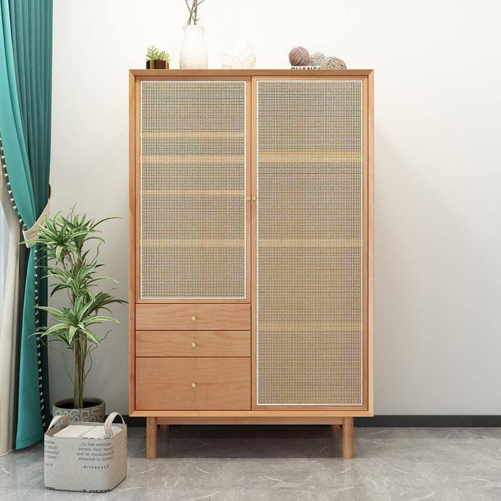 Tủ Quần Áo Gỗ Sồi 2 cánh