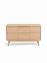 Tủ Đựng Chén Gỗ Sồi Dài 120 Cao 71,5 Sâu 40 (cm)