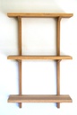 Kệ Treo Tường Gỗ Sồi (Oak) Cao 76 Ngang 35 Sâu 18 (cm)