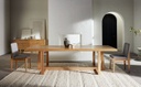 Bàn Ăn Gỗ Sồi (Oak) Dài 220 Rộng 110 Cao 75 (cm)
