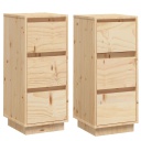 Tủ Trang Trí Gỗ Thông 3 Ngăn Kéo Dài 32 Rộng 34 Cao 75 (cm)