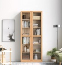 Tủ Sách Gỗ Sồi Cao 200 Ngang 85 Rộng 32 (cm)