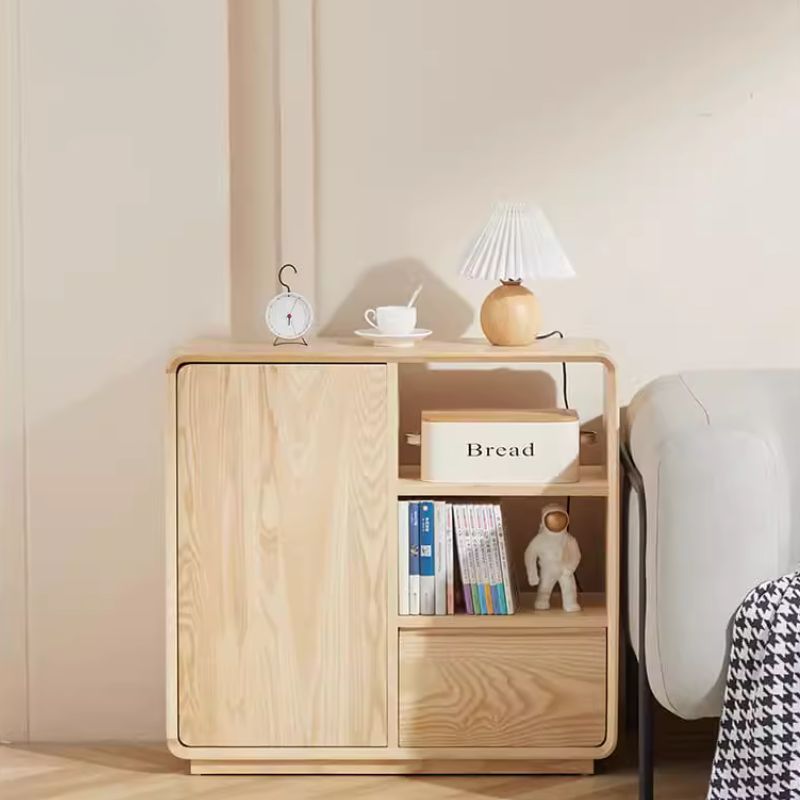 Tủ Trang Trí Gỗ Tần Bì Cao 80 Ngang 85 Rộng 30 (cm)