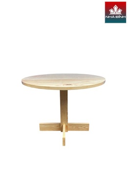[GTBA18] Bàn Ăn Gỗ Thông Cao 74 Đường Kính 100 (cm)
