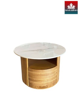 [ASHBSF66] Bàn Trà Gỗ Tần Bì Cao 50 Đường Kính 70 (cm)