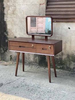 [OAKBTD21] Bàn Trang Điểm Gỗ Sồi (Oak) Dài 105 Cao 75 Sâu 45 (cm)