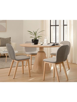 [OAKBA70] Bàn Tròn Gỗ Sồi (Oak) Cao 74 Đường Kính 110 (cm)