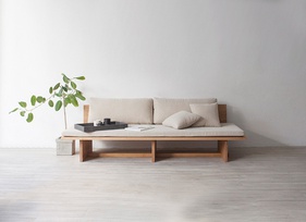 [OAKSF30] Ghế Sofa Gỗ Sồi (Oak) Cao 70 Rộng 232 Sâu 80 (cm)