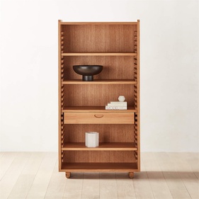 [OAKKS12] Kệ Sách Gỗ Sồi (Oak) Cao 180 Rộng 90 Sâu 40 (cm)