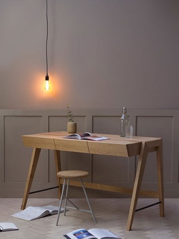 [OAKBLV29] Bàn Làm Việc 3 Hộc Gỗ Sồi (Oak) Dài 130 Rộng 70 Cao 75 (cm)