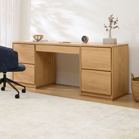[OAKBLV28] Bàn Làm Việc Gỗ Sồi (Oak) Cao 75 Ngang 190 Sâu 55 (cm)