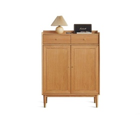 [OAKTG51] Tủ Giày Gỗ Sồi (Oak) Cao 108 Ngang 80 Sâu 35 (cm)