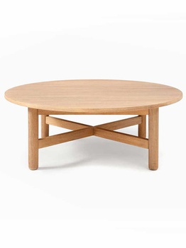 [OAKBSF15] Bàn Tròn Sofa Gỗ Sồi (Oak) Đường Kính 127 Cao 45 (cm)