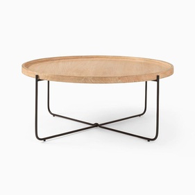 [OAKBSF14] Bàn Tròn Cafe Gỗ Sồi (Oak) Đường Kính 90 Cao 40 (cm)