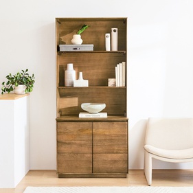 [OAKKS1] Kệ Sách Gỗ Sồi (Oak) Cao 200 Rộng 80 Sâu 45 (cm)