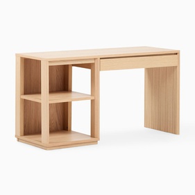 [OAKBLV7] Bàn Làm Việc Gỗ Sồi (Oak) Dài 140 Rộng 55 Cao 75 (cm)