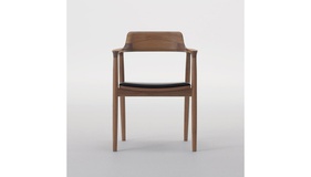 [ASHG30] Ghế Hiroshima Tựa Cao Gỗ Cao Su Cao 76 Rộng 57 Sâu 51 (cm)