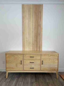 [ASHT10] Tủ Trang Trí 5 Ngăn Gỗ Tần Bì Dài 180 Sâu 45 Cao 90 (cm)