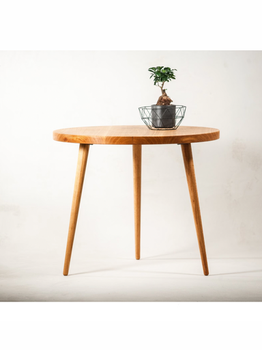 [ASHBSF76] Bàn Trà Gỗ Tần Bì Đường Kính 60 Cao 75 (cm)