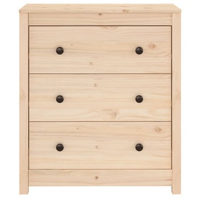 Tủ Trang Trí 3 Hộc Kéo Gỗ Thông Dài 70 Rộng 35 Cao 80 (cm)