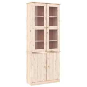 Tủ Trang Trí Gỗ Thông Dài 77 Rộng 35 Cao 186,5 (cm)