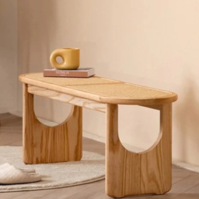 [ASHGBAN10] Ghế Băng Gỗ Tần Bì Cao 43 Ngang 120 Rộng 35 (cm)