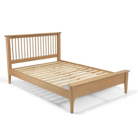 [OAKGI177] Giường Ngủ Gỗ Sồi Cao 105 Ngang 210 Rộng 148 (cm)