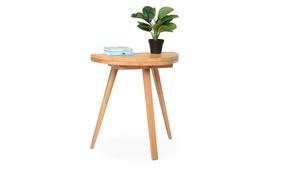 [OAKBA227] Bàn Ăn Gỗ Sồi Cao 73 Đường Kính 70 (cm)