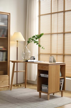 [OAKBLV203] Bàn Làm Việc Gỗ Sồi Cao 75 Ngang 100 Rộng 56 (cm)