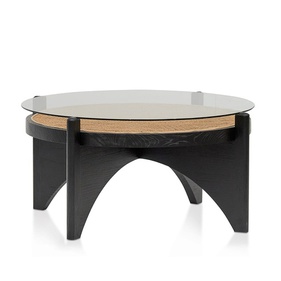 [OAKBSF257] Bàn Trà Gỗ Sồi Cao 45 Đường Kính 96 (cm)