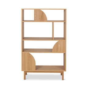 [OAKK65] Kệ Sách Gỗ Sồi Cao 160.5 Ngang 100 Rộng 35 (cm)