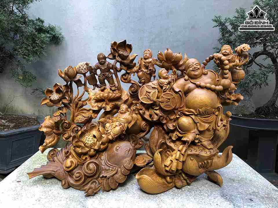 Tuong-Phat-Di-Lac-Ngu-Phuc-Go-Bach-Xanh