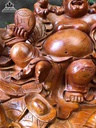 Phật di lặc ngũ phúc gỗ hương  4