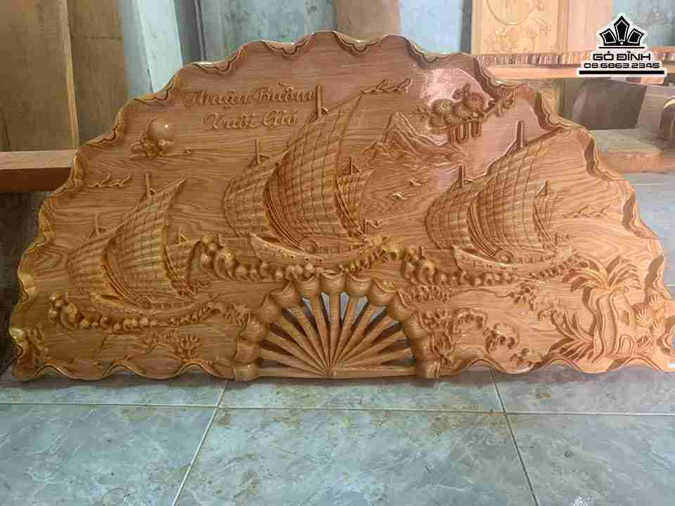 Tranh-Quat-Thuan-Buom-Xuoi-Gio-Go-Po-Mu