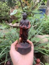 Tượng Phật Thích Ca Gỗ Trắc Cao 15-16 Sâu 5-6 (cm) 6