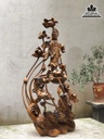 Tượng Phật Bà Quan Âm Gỗ Bách Xanh Cao 113 Ngang 58 Sâu 34 (cm) 0