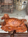 Tượng Long Quy Gỗ Hương Việt Cao 40 Ngang 60 Sâu 40 (cm) 0