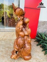 Tượng Ông Thọ Gỗ Hương Việt Cao 55 Ngang 28 Sâu 20 (cm) 2