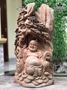 Tượng Phật Di Lặc Gỗ Xá Xị Cao 64 Ngang 33 Sâu 22 (cm) 4
