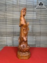 Tượng Phật Quan Âm Gỗ Hương Cao 40 Ngang 10 Sâu 10 (cm) 7