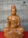 Tượng Phật Quan Âm Gỗ Hương Cao 40 Ngang 19 Sâu 19 (cm) 3