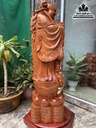 Tượng Phật Di Lặc Chúc Phúc Gỗ Hương Nguyên Khối Cao 100 Ngang 32 Sâu 27 (cm) 1