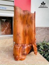 Tượng Phật Bà Quan Âm Gỗ Nu Hương Cao 66 Ngang 35 Sâu 20 (cm)