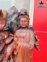 Tượng Phật Bà Quan Âm Gỗ Trắc Cao 62 Ngang 26 Sâu 25 (cm)