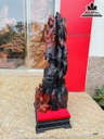 Tượng Phật Bà Quan Âm Gỗ Trắc Cao 62 Ngang 26 Sâu 25 (cm)