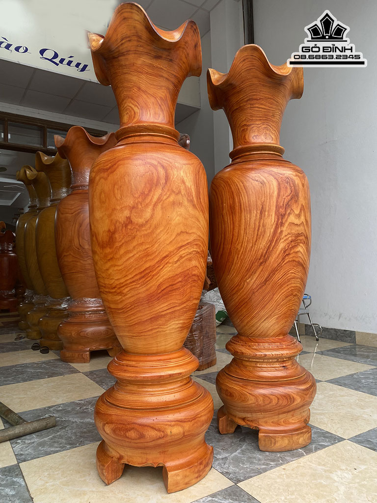Lục Bình Gỗ Hương Cao 170 Đường Kính 46,5 (cm)