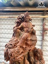 Tượng Phật Bà Quan Âm Gỗ Trắc Cao 56 Ngang 35 Sâu 17 (cm)