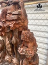Tượng Phật Bà Quan Âm Gỗ Trắc Cao 56 Ngang 35 Sâu 17 (cm)