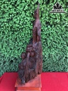 Tượng Phật Bà Quan Âm Gỗ Xá Xị Cao 70 Ngang 30 Sâu 25 (cm)